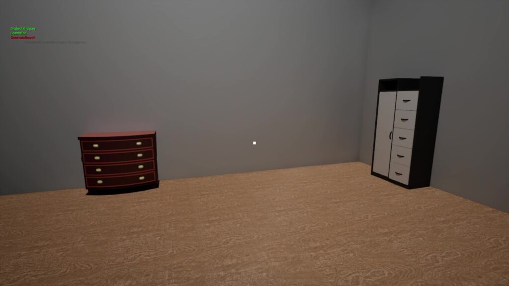 開発途中のゲーム画面